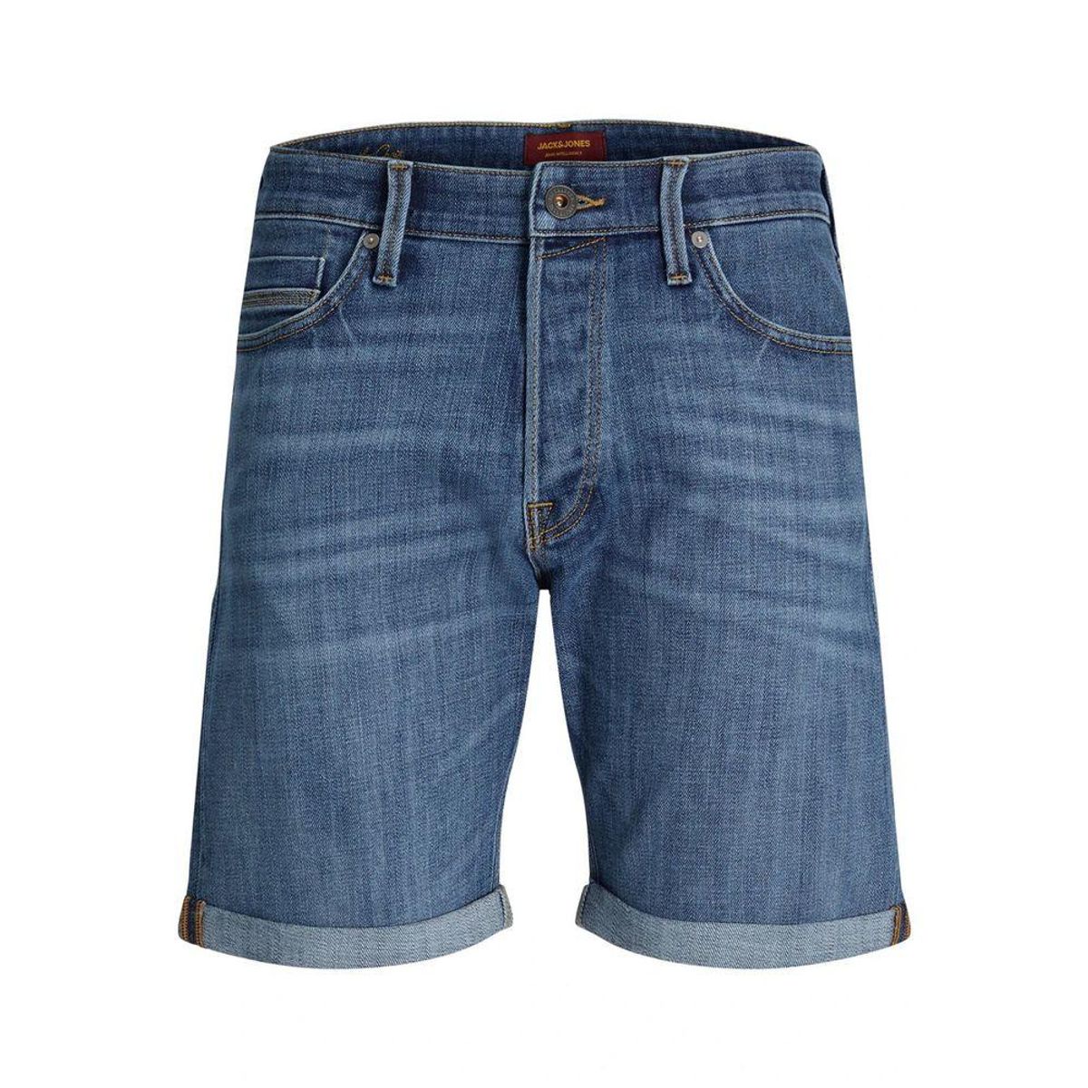 Jack Jones Blue Cotton Short