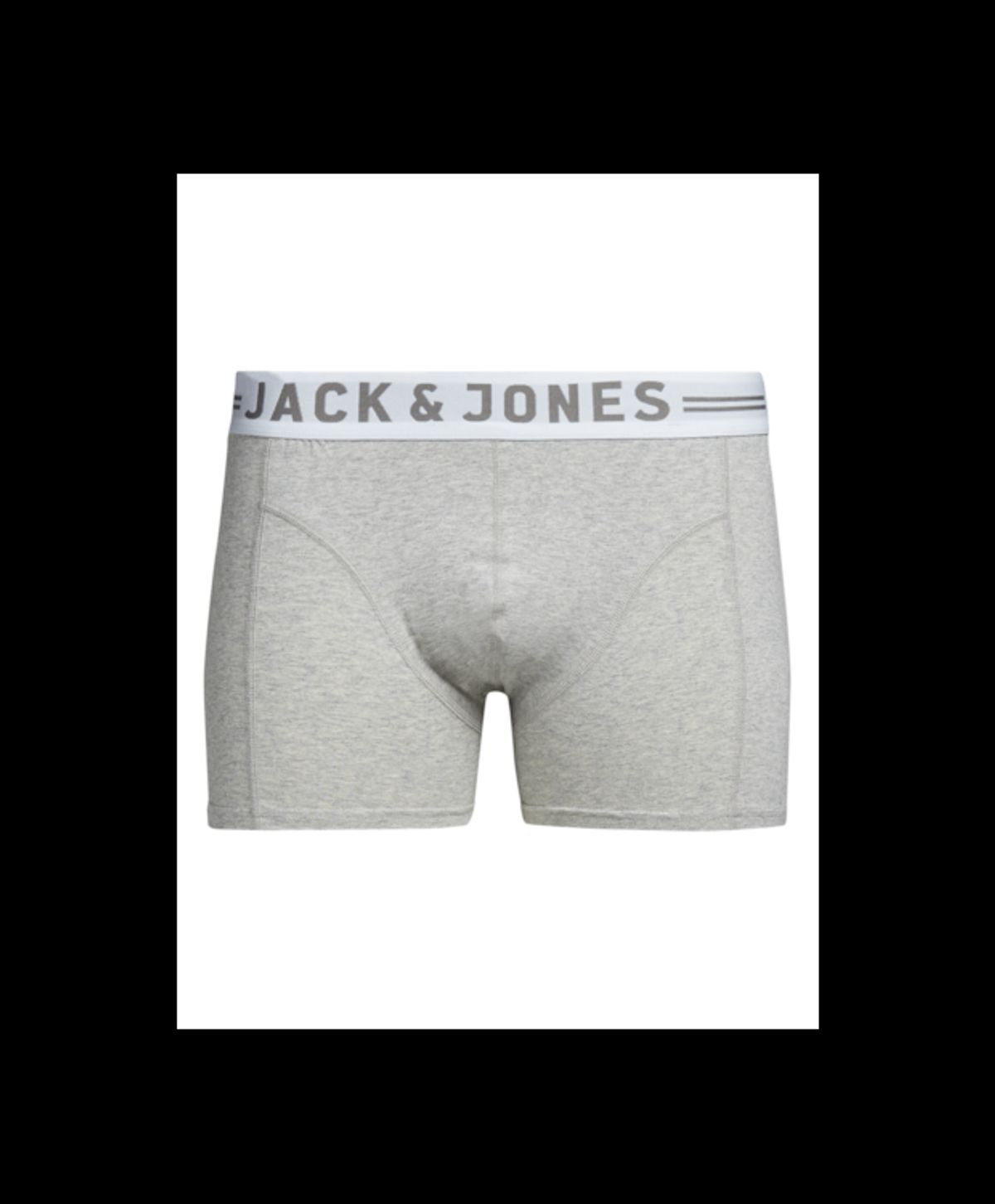 Jack & Jones boksershorts i lysegrå til herre