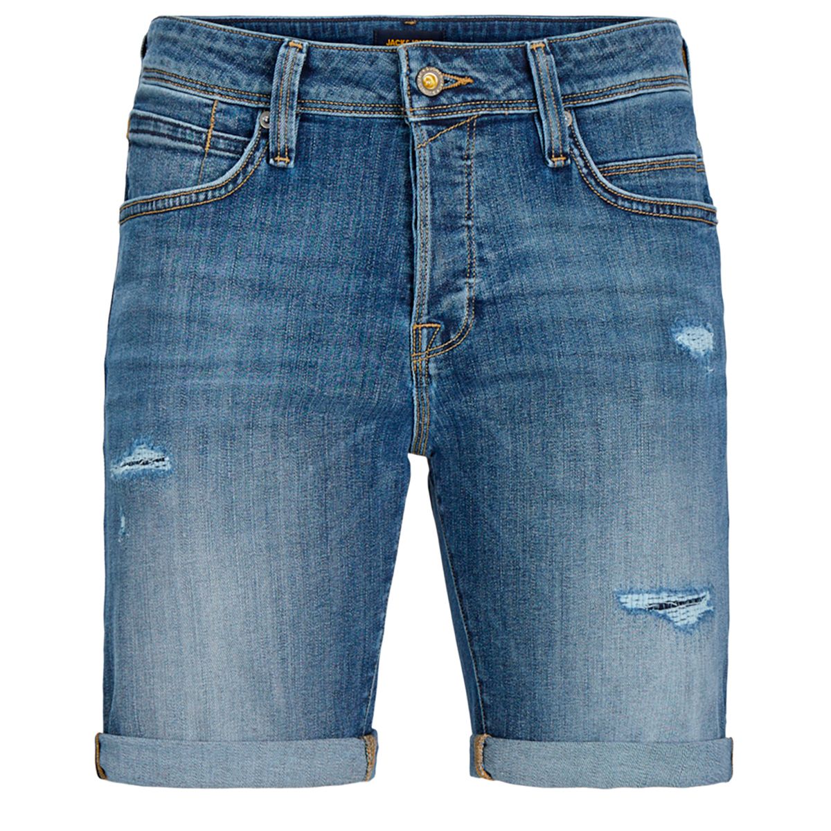 Jack & Jones denim shorts regular fit, Fox, blå - 194 - XL+ - XL