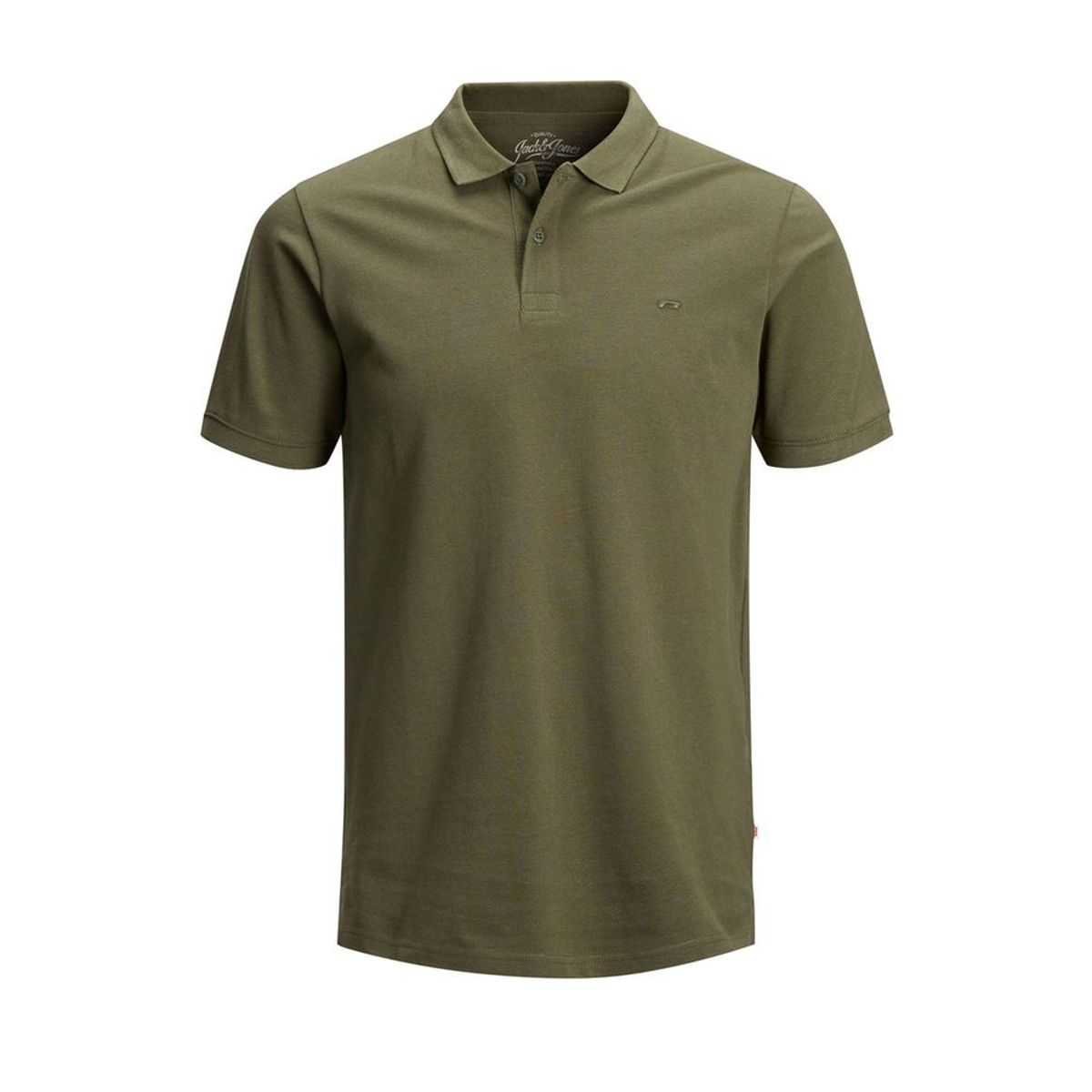 Jack Jones Green Cotton Polo Shirt