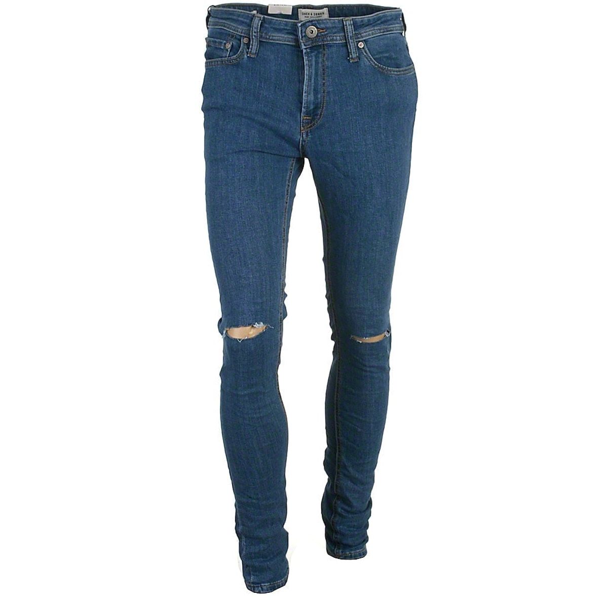 Jack & Jones jeans, blå denim, Liam kneecut - 188 - W33 - &quot;34