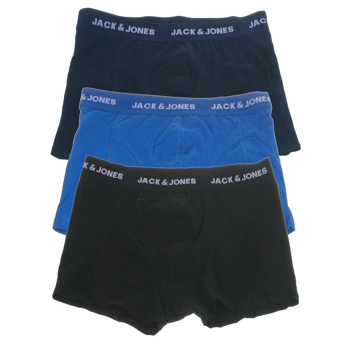 Jack & Jones JR 3-pak tights, Trunks, blacknavy - 140 - 10år