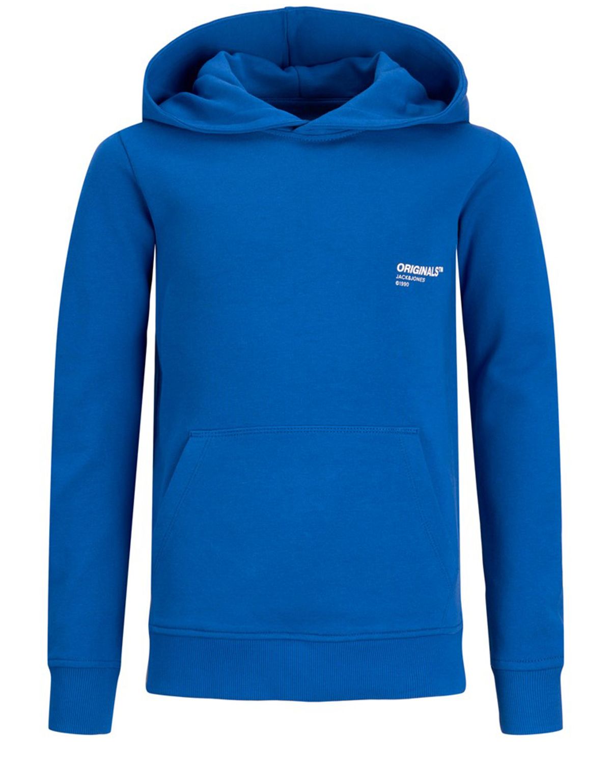 Jack & Jones JR hood sweat, Clean, blå - 128 - 8år