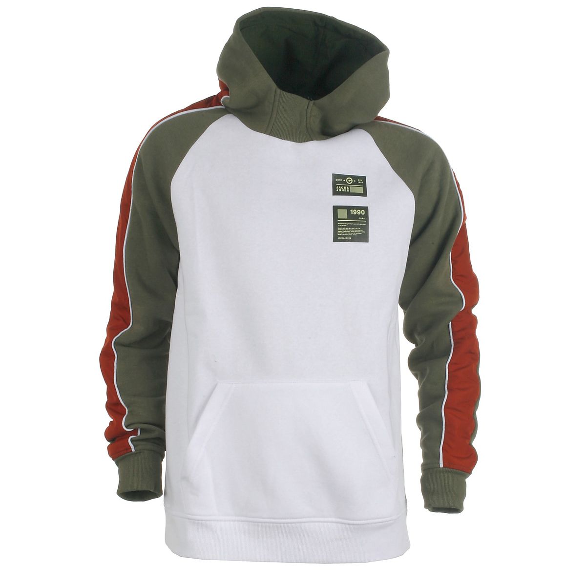 Jack & Jones JR hood sweat, Spec, white - 152 - 12år