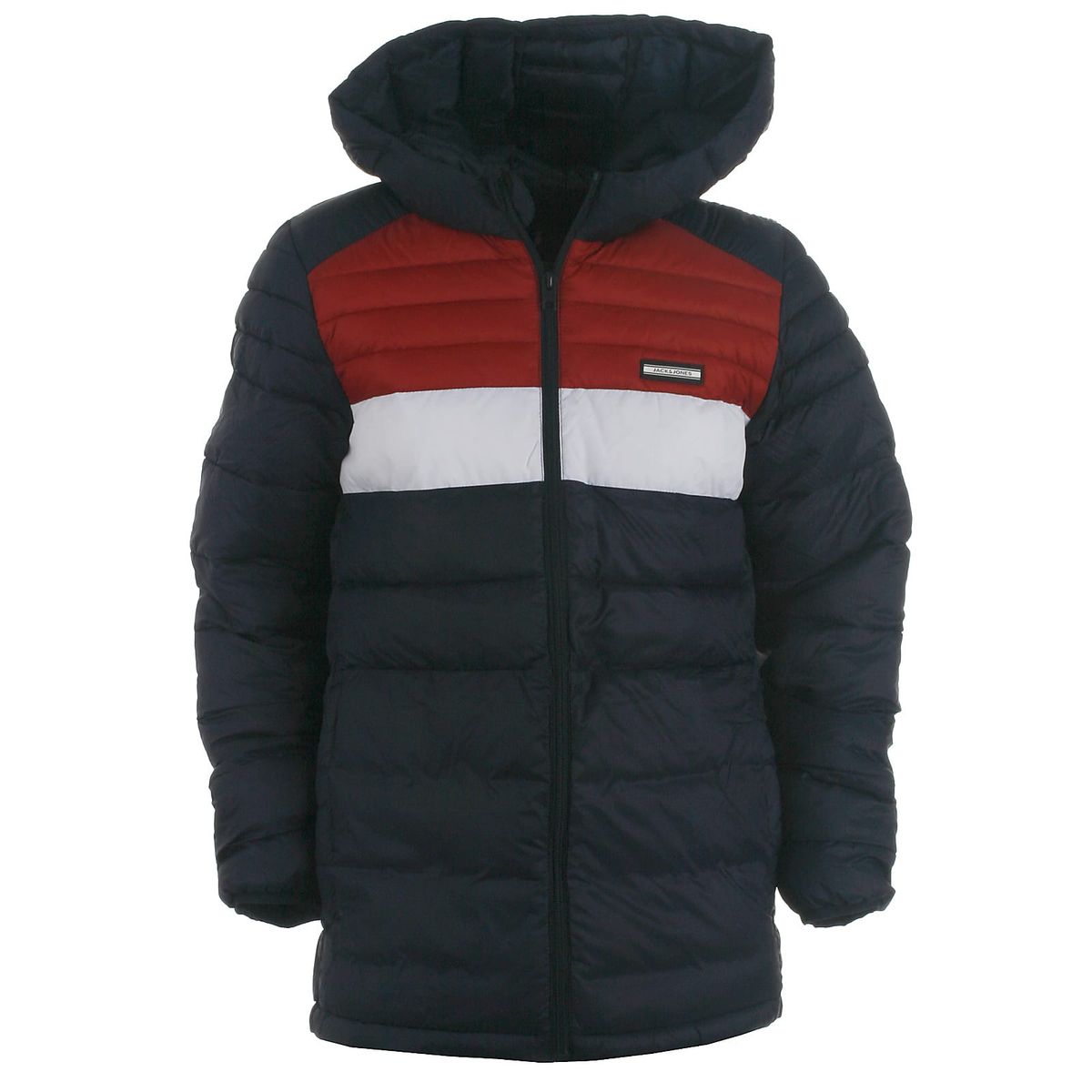 Jack & Jones JR puffer jakke, navy - 152 - 12år