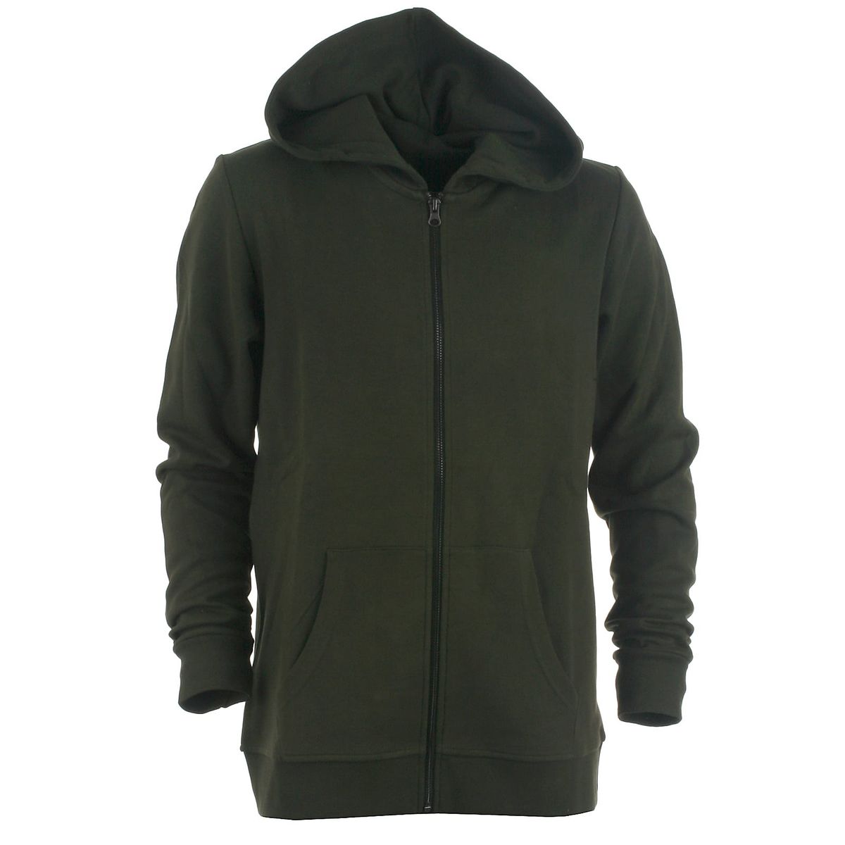 Jack & Jones JR zip hood sweat, Basic, forestnight - 140 - 10år