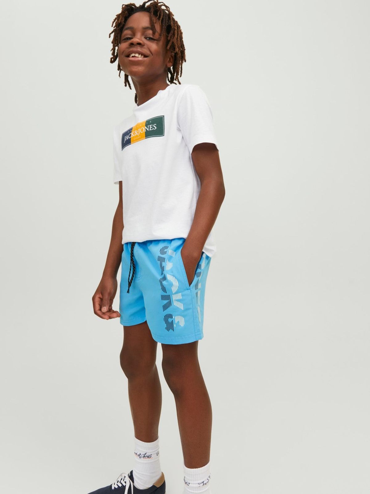 Jack & Jones junior - BADESHORTS MED LOGO