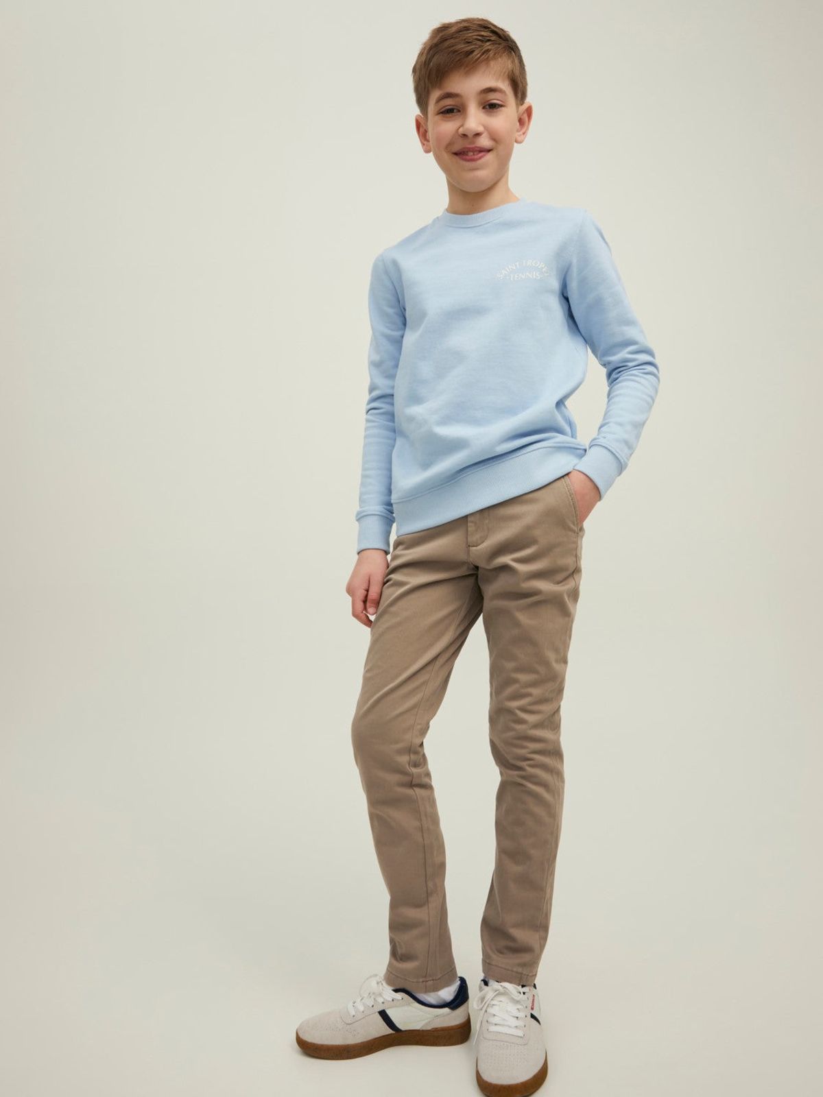 Jack & Jones junior - JPSTMARCO CHINO BEIGE