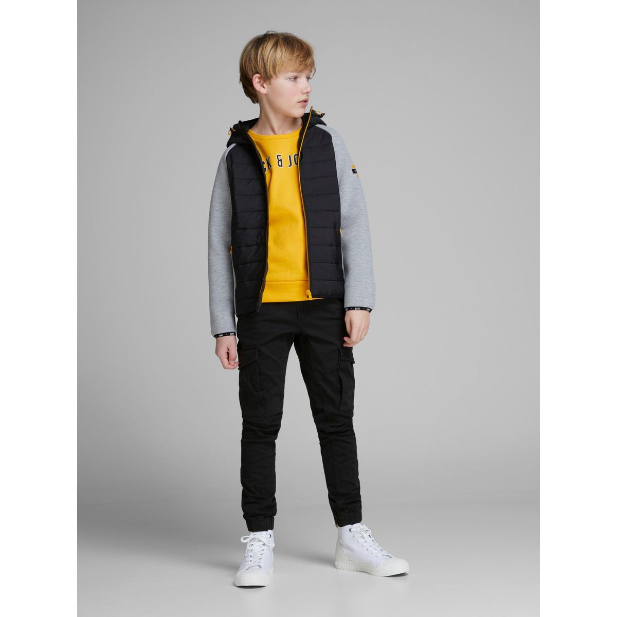 Jack & Jones junior - JPSTPAUL CARGO BUKS SORT