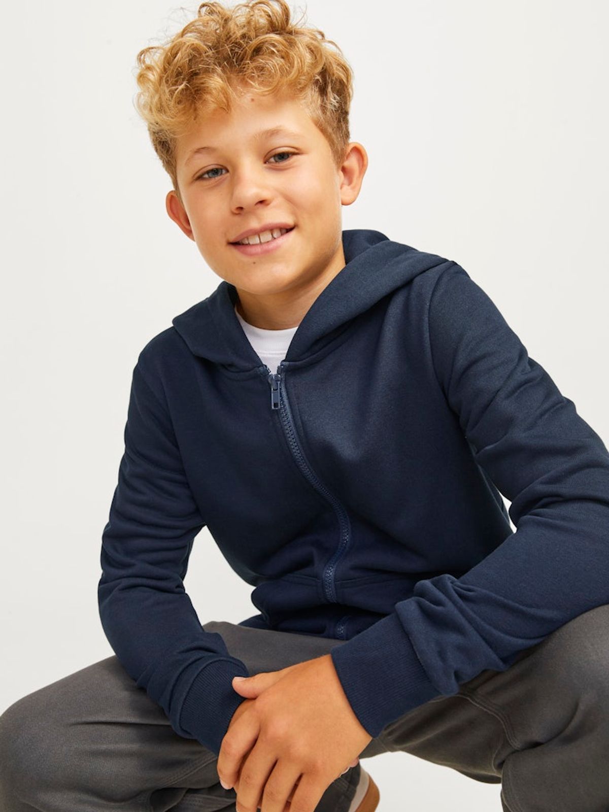 Jack & Jones junior - JUNIOR SWEAT LYNLÅS