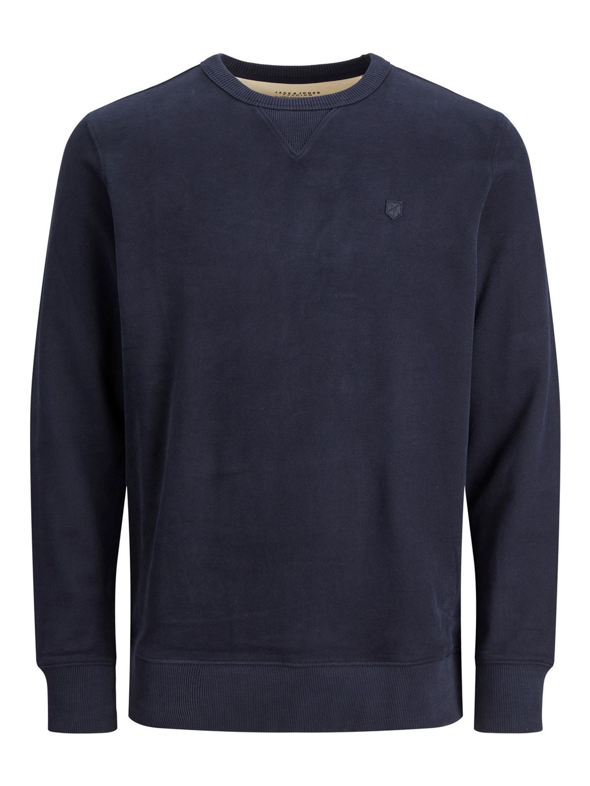 Jack & Jones sweatshirt, Pima, navy - 182 - M+ - M