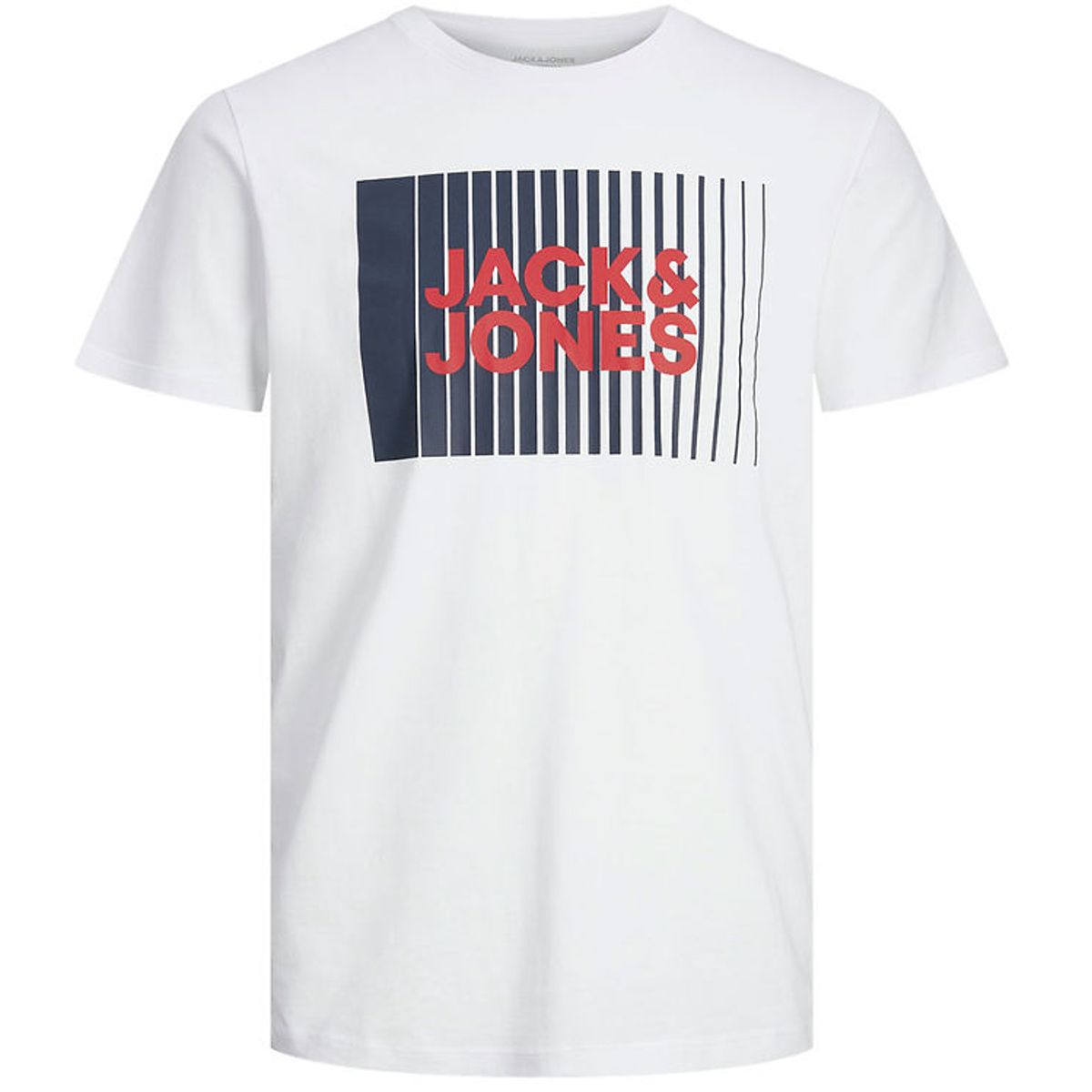 Jack & Jones T-shirt - Noos - JjeCorp - Hvid m. Print