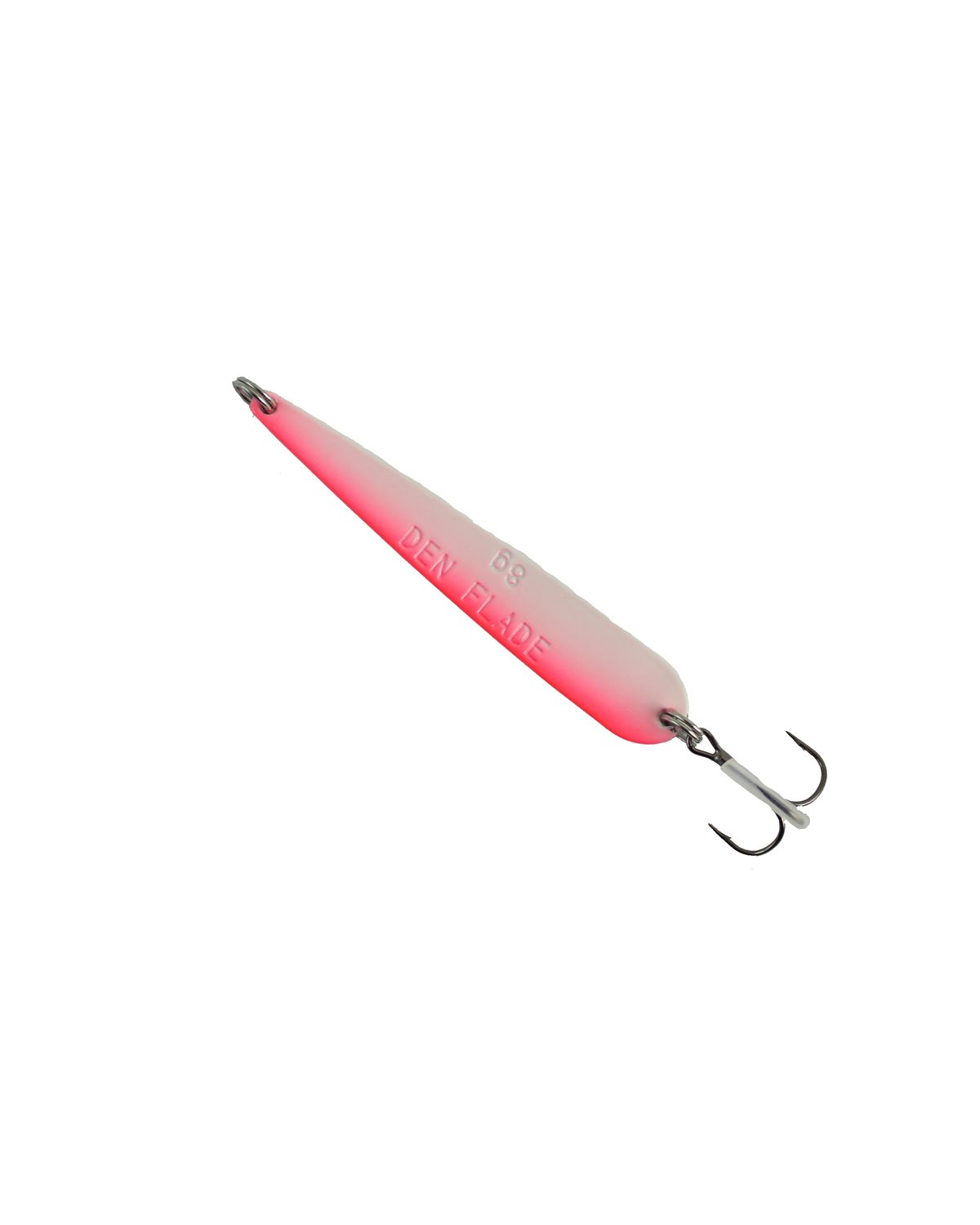 Jack Rapid Den Flade Gennemløbs blink Den Flade Fluo Pink/White 12g