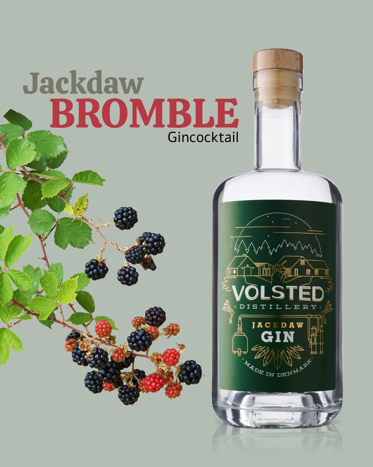 Jackdaw gin - BROMBLE cocktailpakke