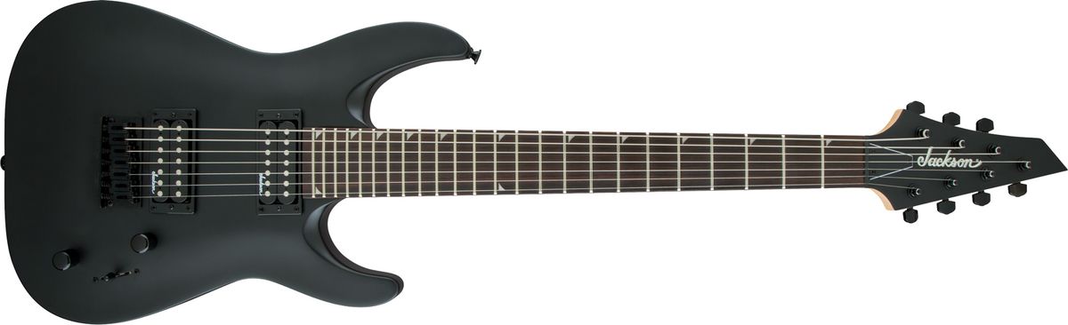 Jackson Dinky Arch Top JS22-7 DKA El-guitar (Satin Black)