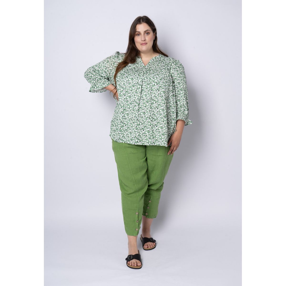 Jacksonville - Soft Green - Bluse - L/50-52