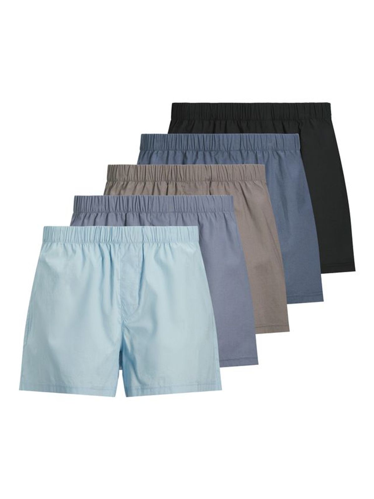 JACMILANO WOVEN BOXERS 5 PACK NOOS