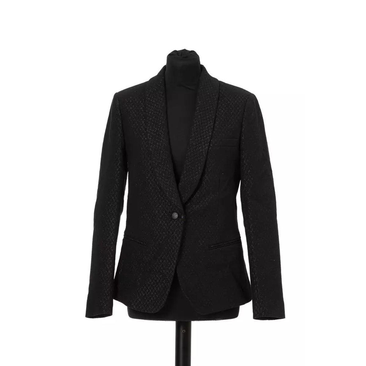 Jacob Cohen Black Cotton Dame Blazer