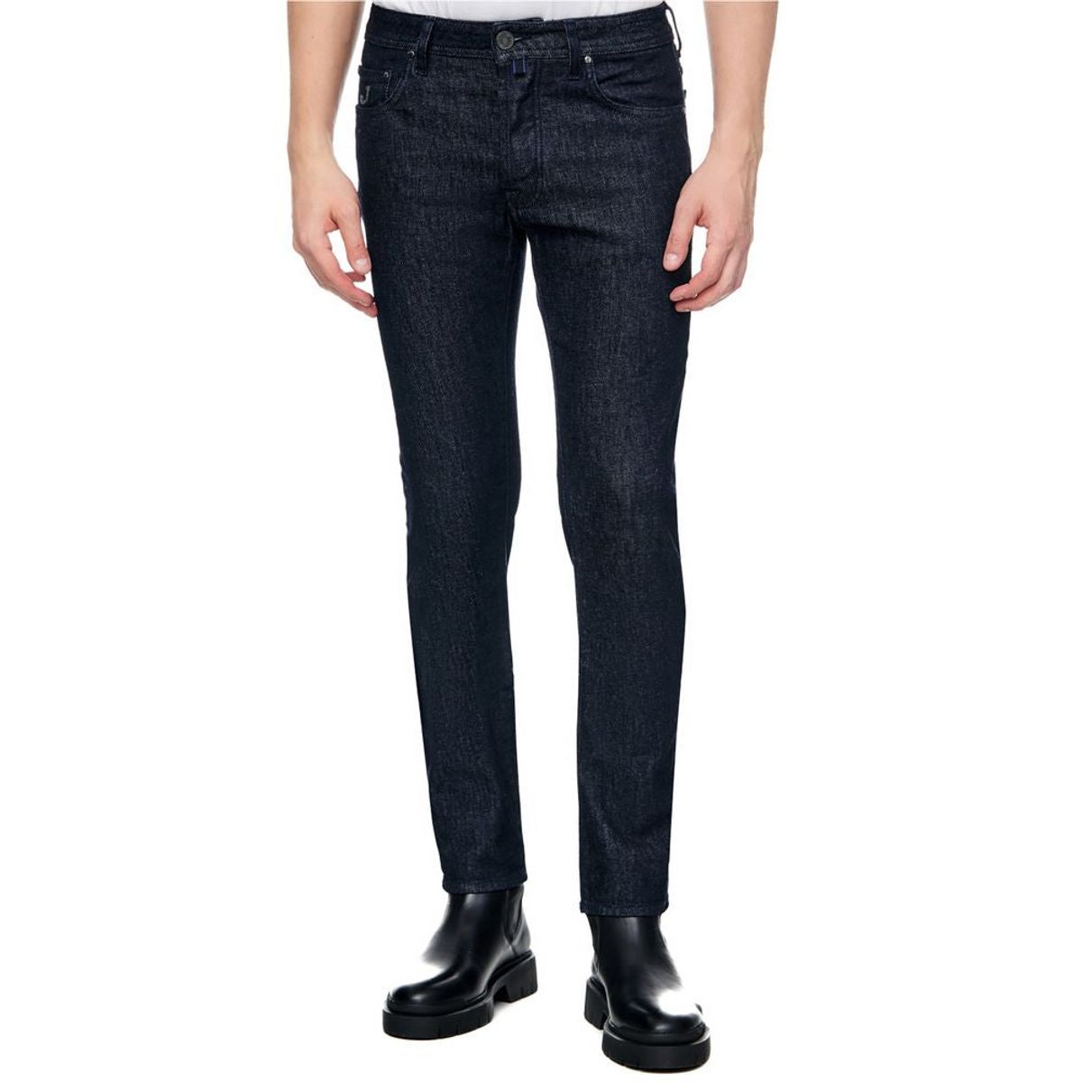 Jacob Cohen Blue Cotton Herre Jeans