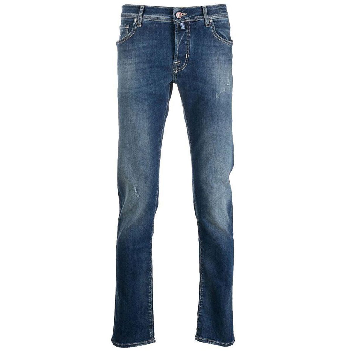 Jacob Cohen Blue Cotton Jeans & Pants