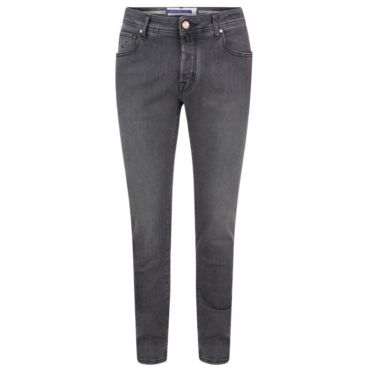 Jacob Cohen Gray Cotton Jeans & Pants