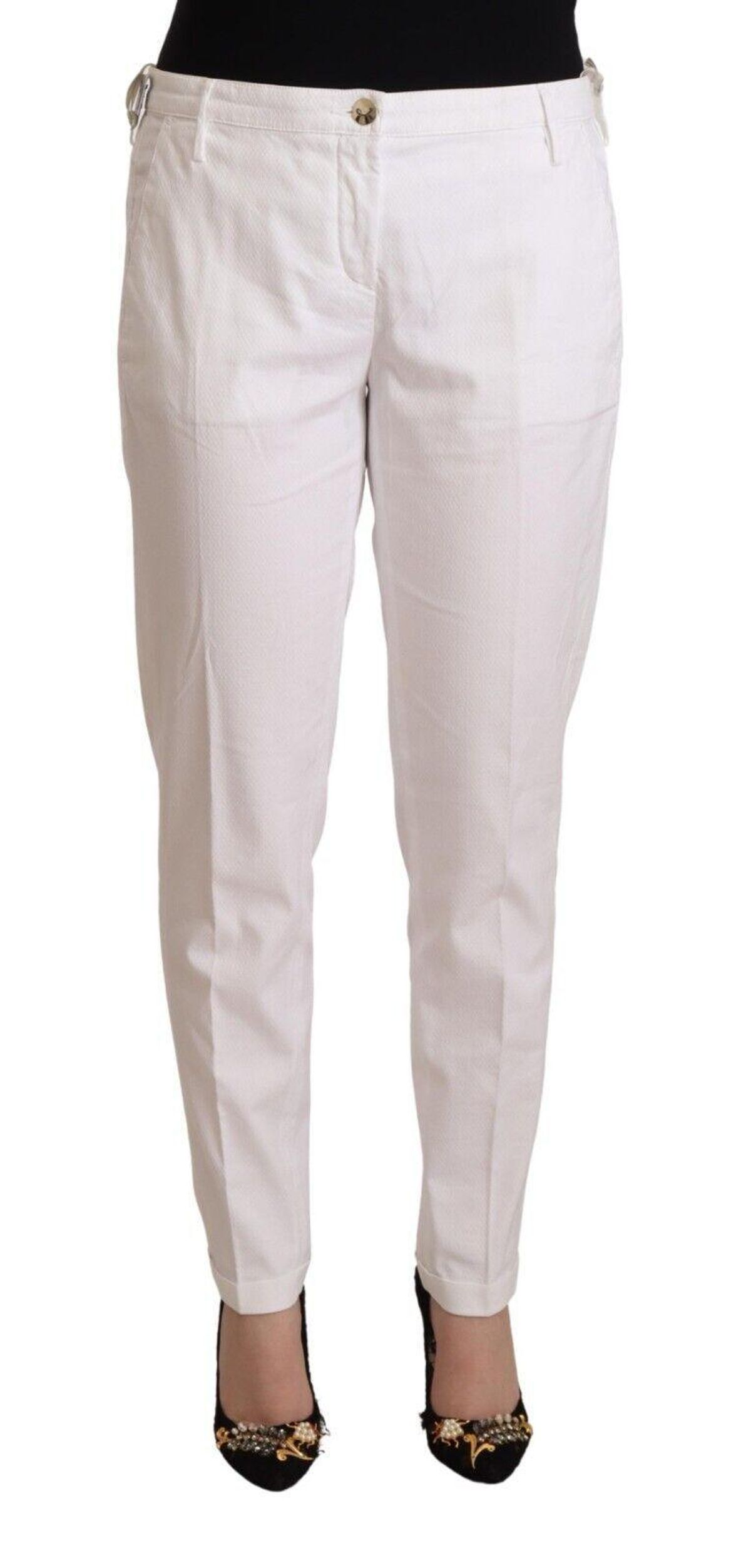 Jacob cohÃ«n Elegant Mid Waist Tapered Trousers