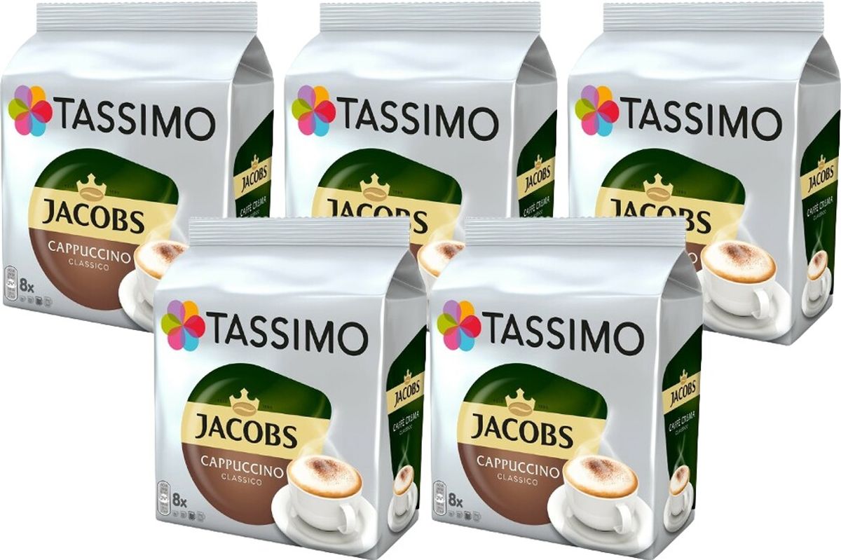 Jacobs - Cappuccino Classico (40 stk) - Kapsler til Tassimo