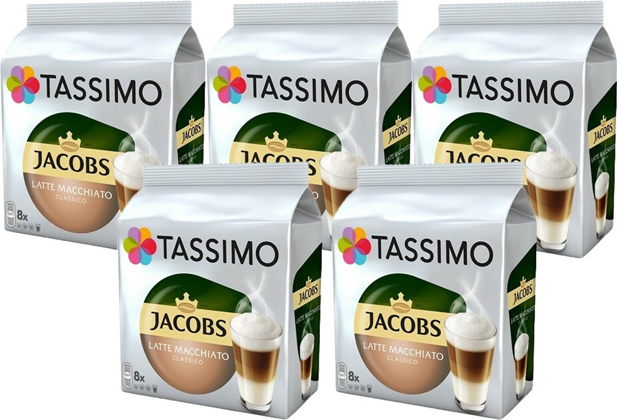 Jacobs - Latte Macchiato (40 stk) - Kapsler til Tassimo