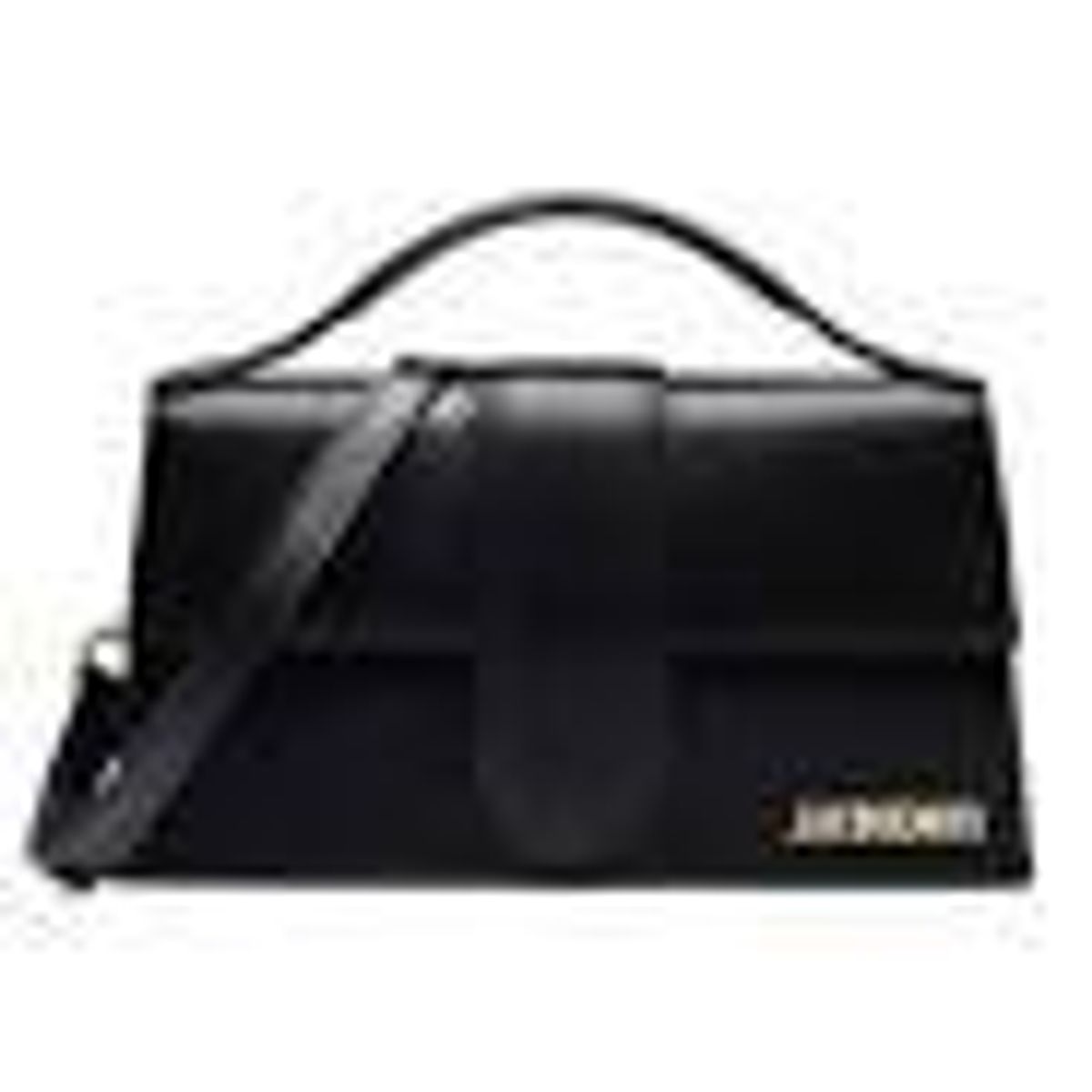 Jacquemus Black Leather Crossbody Bag (Lagersalg)