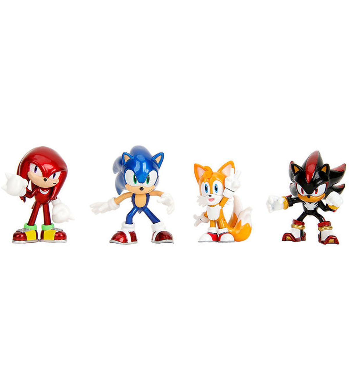 Jada Figur - 4 stk - Sonic 2.5" Wave 1