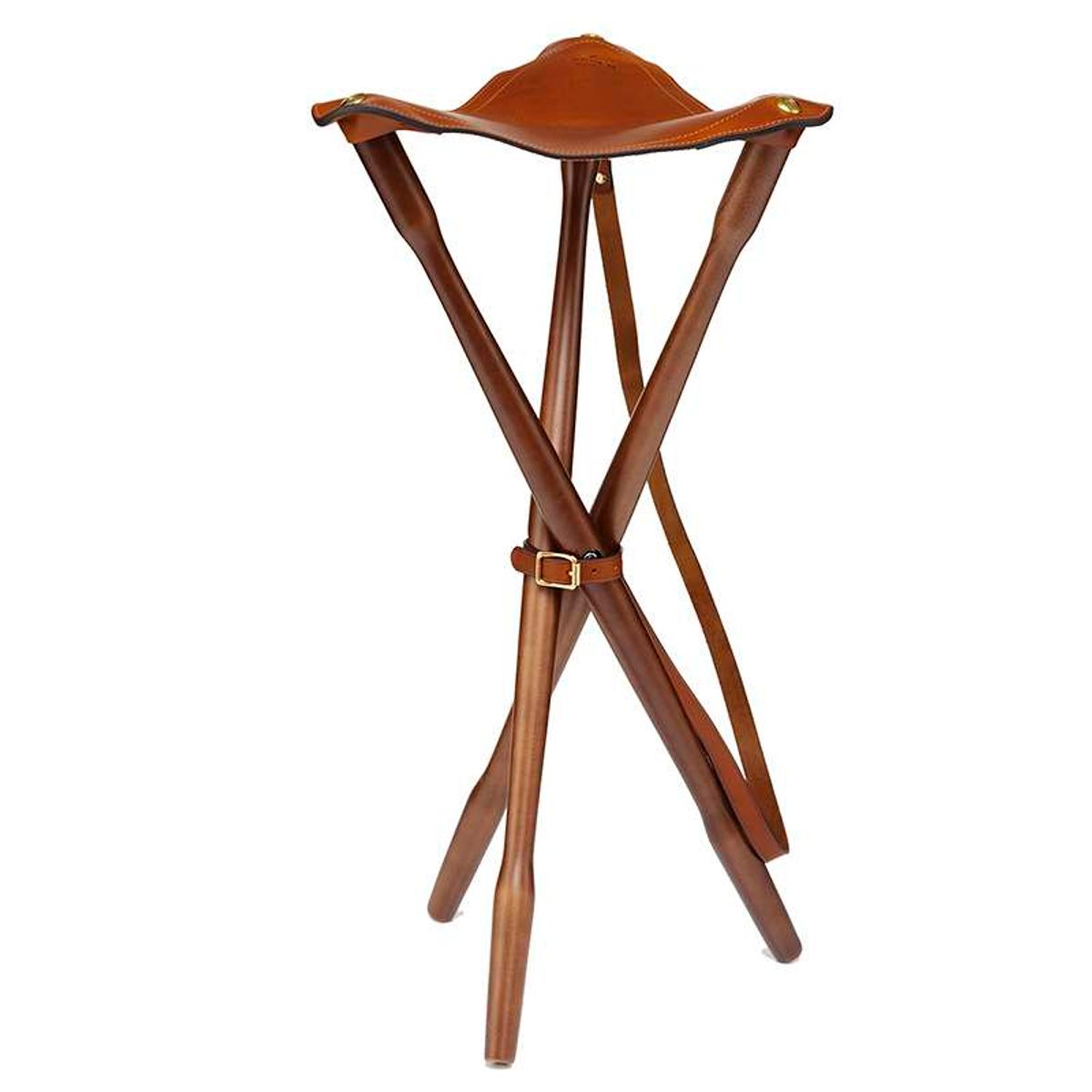 Jagtstol 80 cm Teak og Maghogni