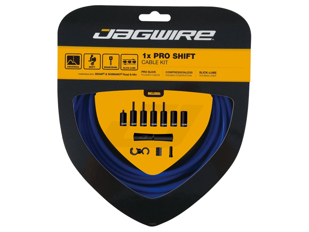 Jagwire - Pro Shift - 1x Gearkabel sæt - Road/MTB - Blå