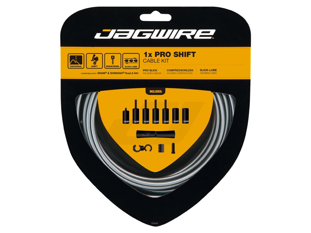 Jagwire - Pro Shift - 1x Gearkabel sæt - Road/MTB - Grå