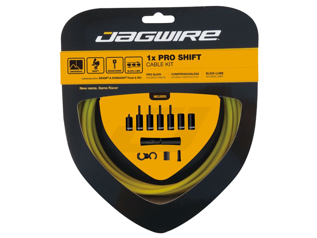 Jagwire - Pro Shift - 1x Gearkabel sæt - Road/MTB - Gul