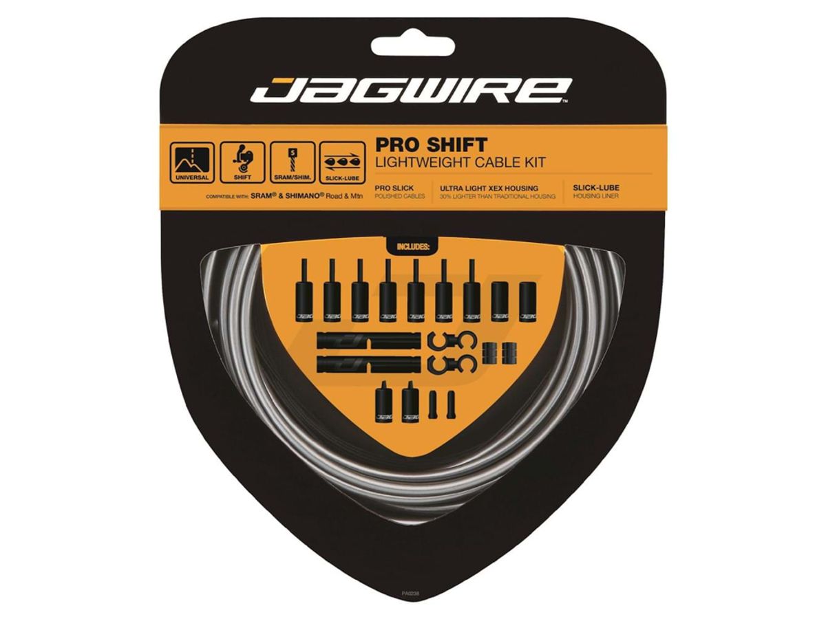 Jagwire - Pro Shift - 2x Gearkabel sæt - Road/MTB - Grå