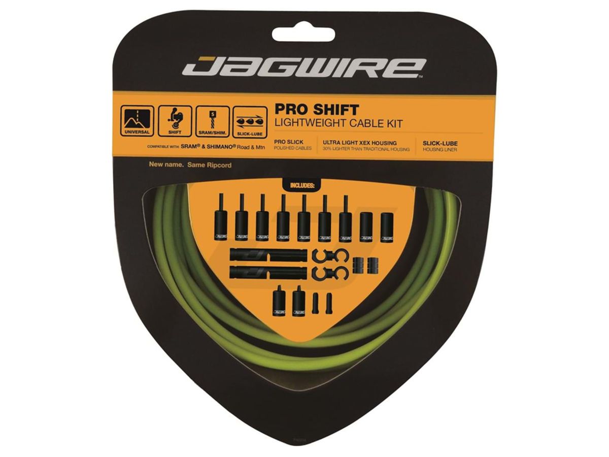 Jagwire - Pro Shift - 2x Gearkabel sæt - Road/MTB - Grøn