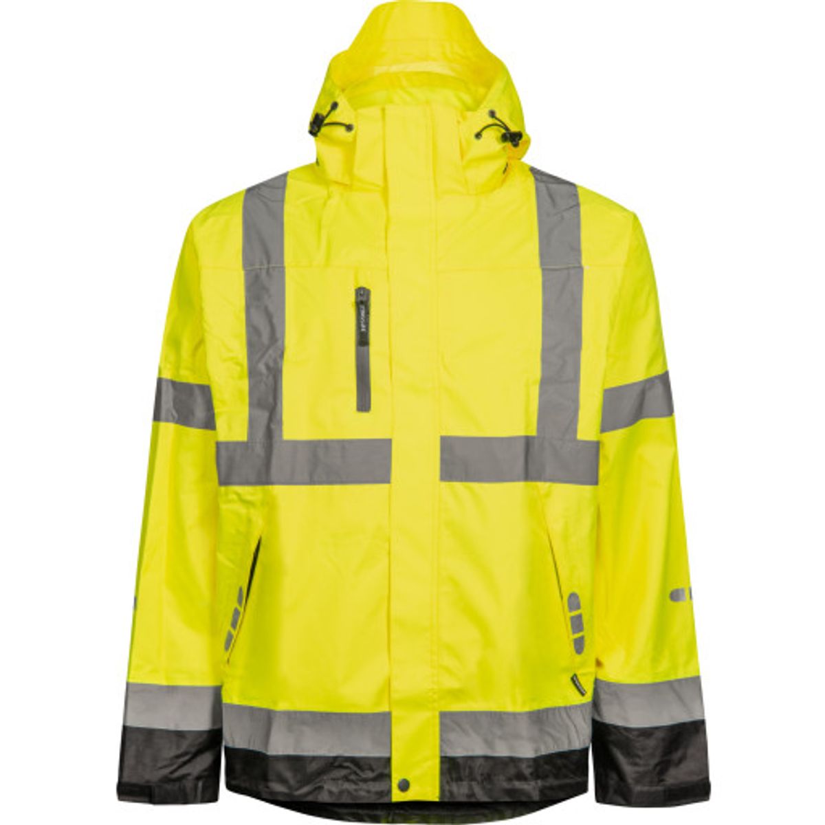 Jakke hi viz gul/sort m