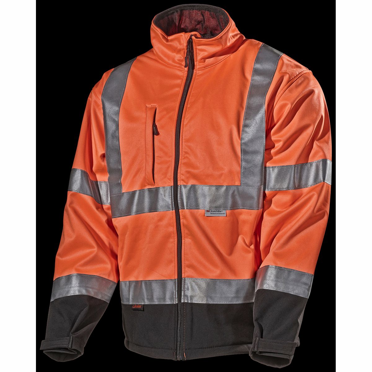 Jakke Softshell 289P Orange Str. L