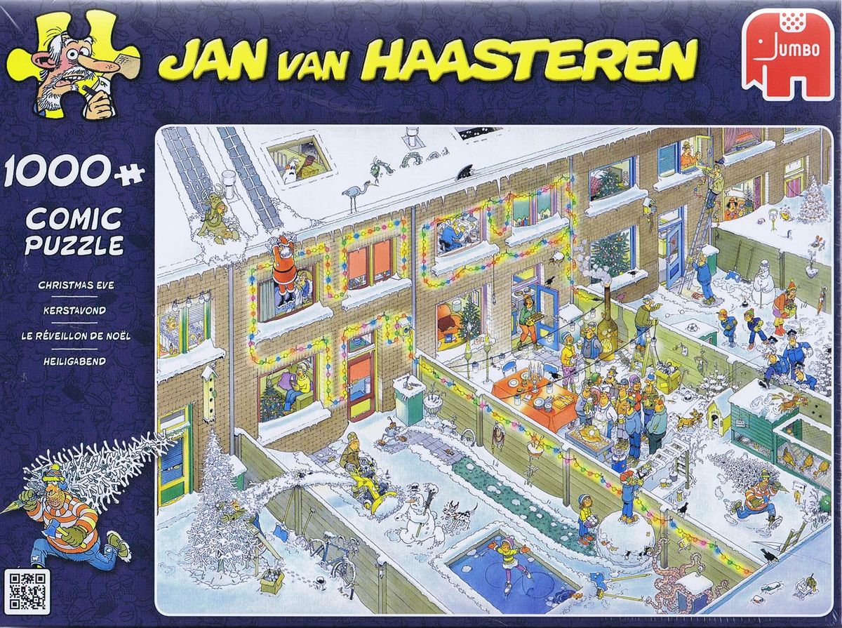 Jan van Haasteren - Christmas Eve - 1000 brikker