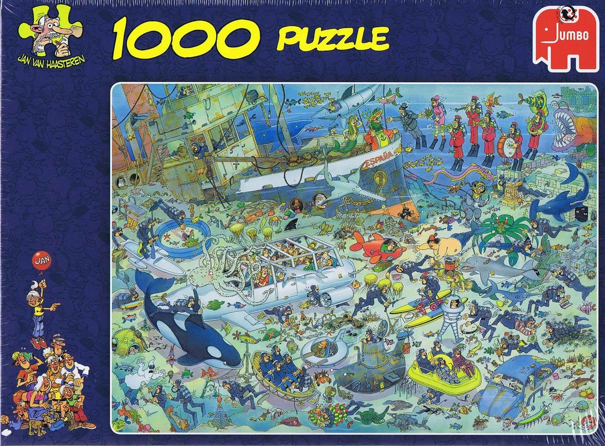 Jan Van Haasteren - Deep Sea Fun - 1000 brikker