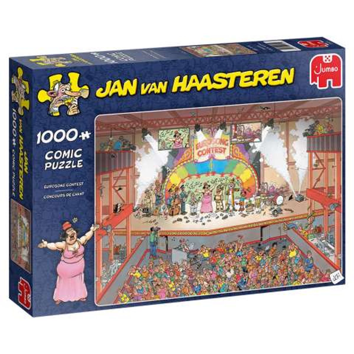 Jan van Haasteren - Eurosong Contest - 1000 brikker