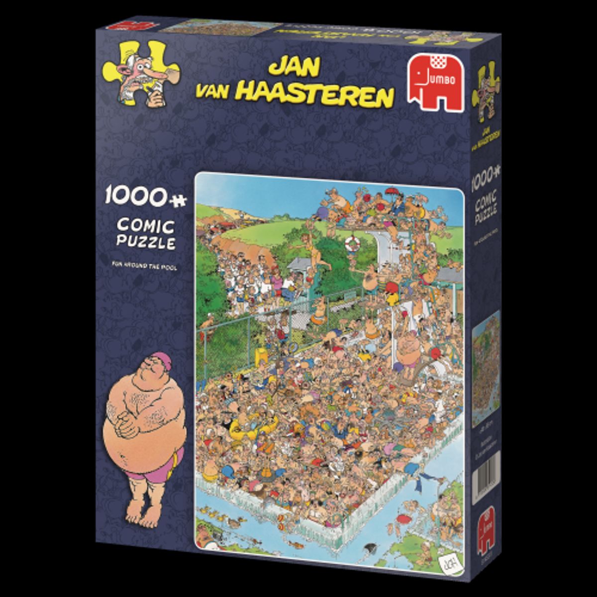 Jan van Haasteren - Fun Around the Pool - 1000 brikker