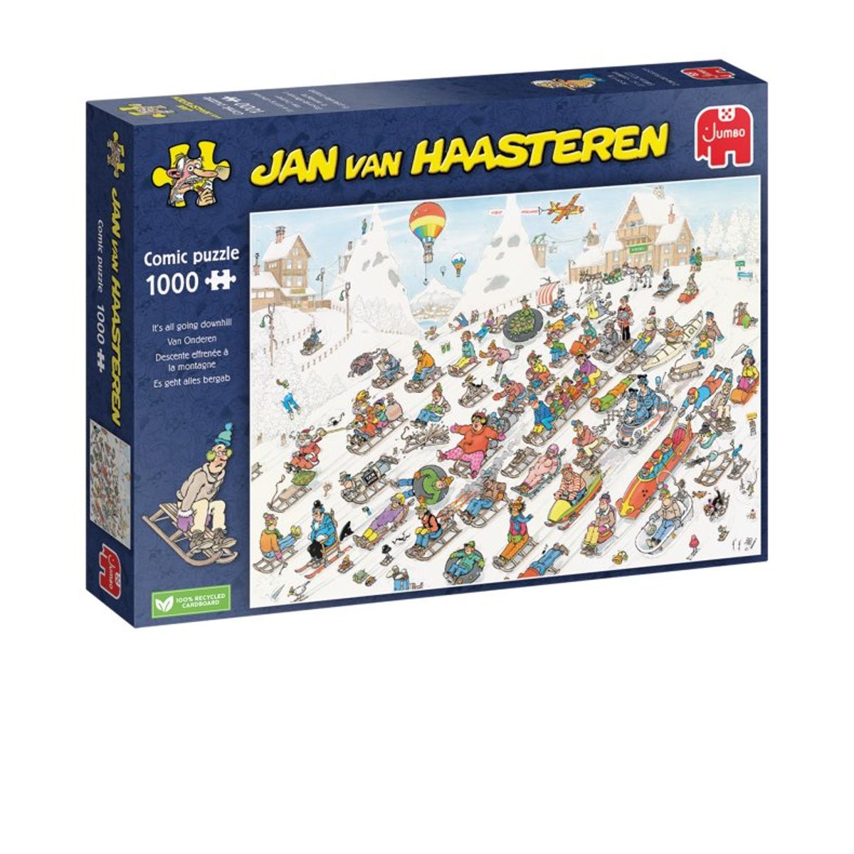 Jan van Haasteren - Herfra går det ned ad bakke! - 1000 Brikker