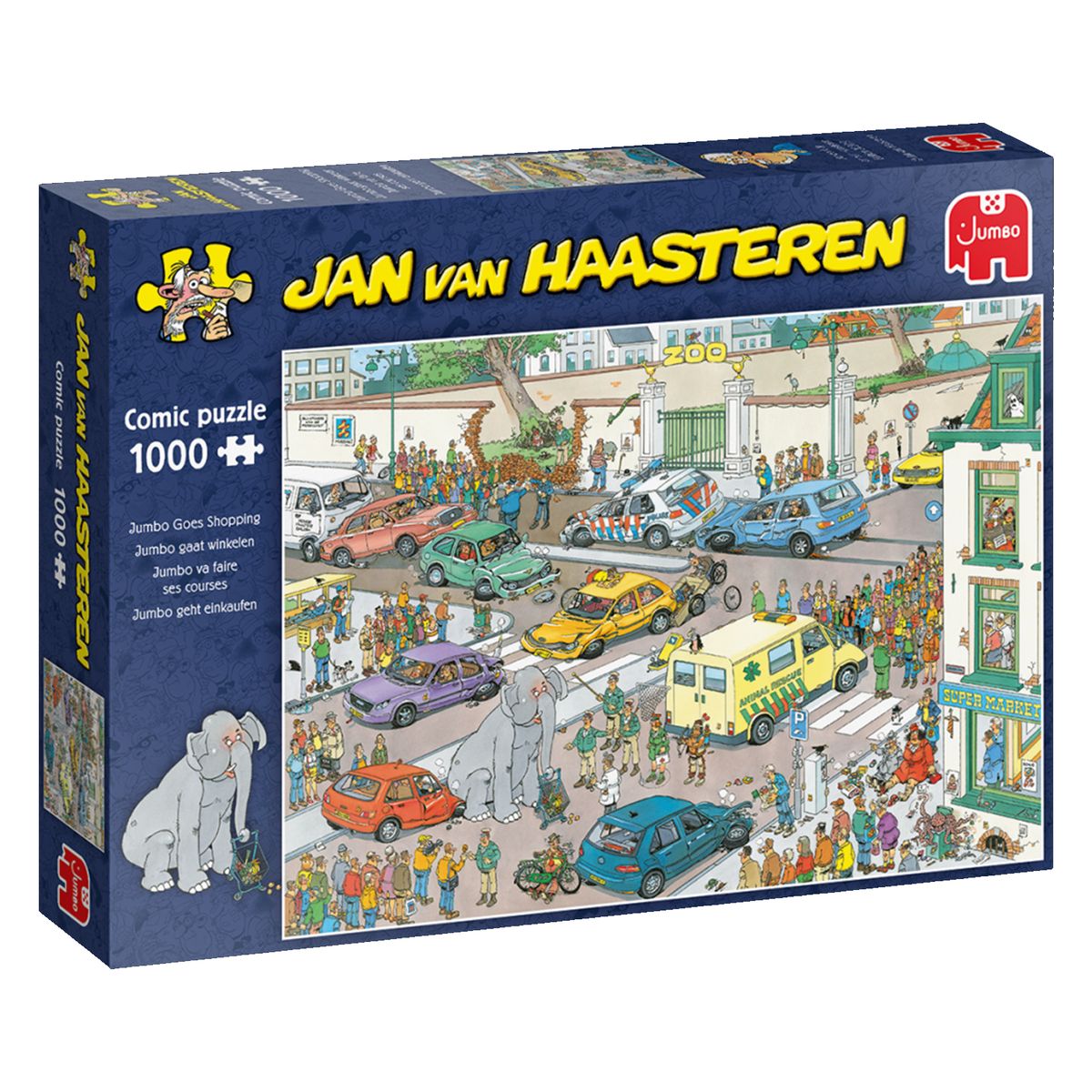 Jan van Haasteren - Jumbo på indkøb (1000 brikker)