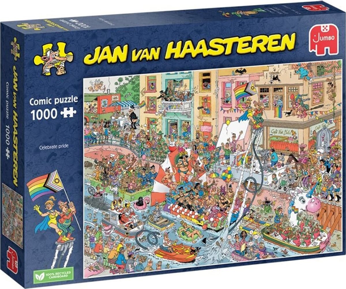 Jan Van Haasteren Puslespil - Celebrate Pride - 1000 Brikker