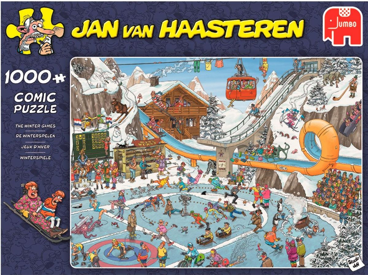 Jan van Haasteren - Winter Games - 1000 brikker