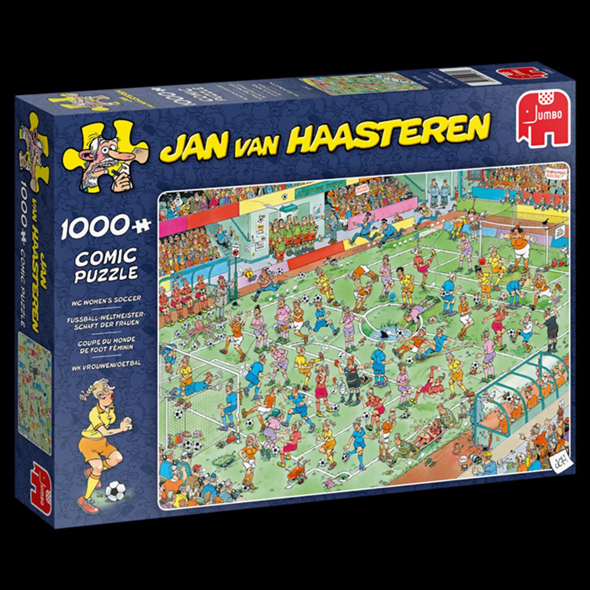 Jan van Haasteren - Womens Soccer - 1000 brikker