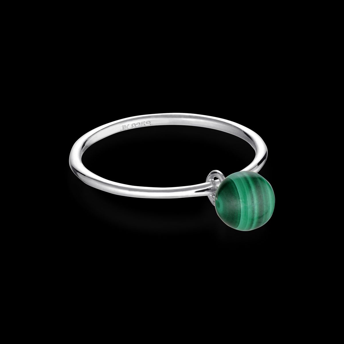 Jane Kønig - Bermuda Malachite ring BR002-SS22-S