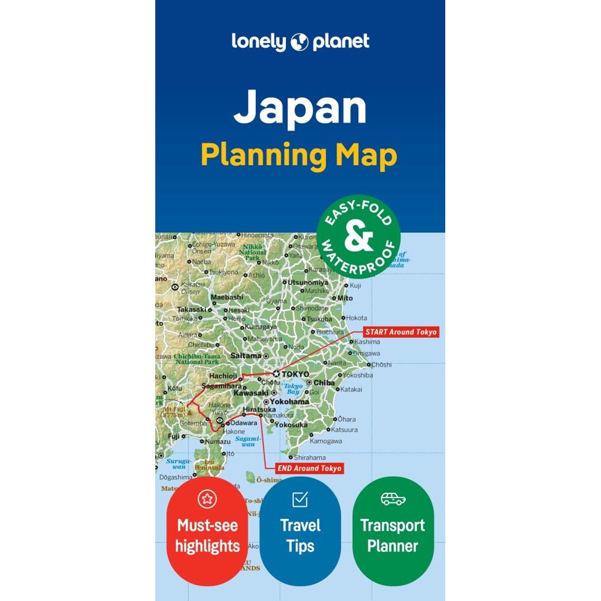 Japan Planning Map - Lonely Planet - English Book