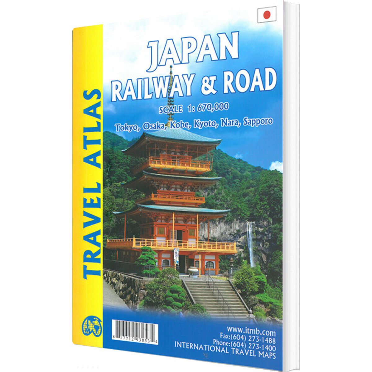 Japan Railway & Road Travel Atlas - Itm Publications - English Book